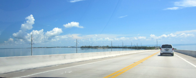 Driving up the Florida Keys